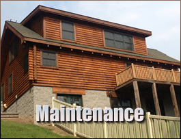  Robbinsville, North Carolina Log Home Maintenance