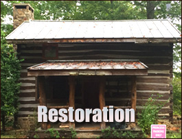 Historic Log Cabin Restoration  Robbinsville, North Carolina